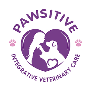 pawsitive logo purple